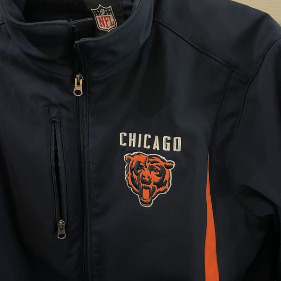 NFL G-III Chicago Bears Long Sleeve Zip Up Jacket S Football Nice With Pockets - Picture 9 of 16
